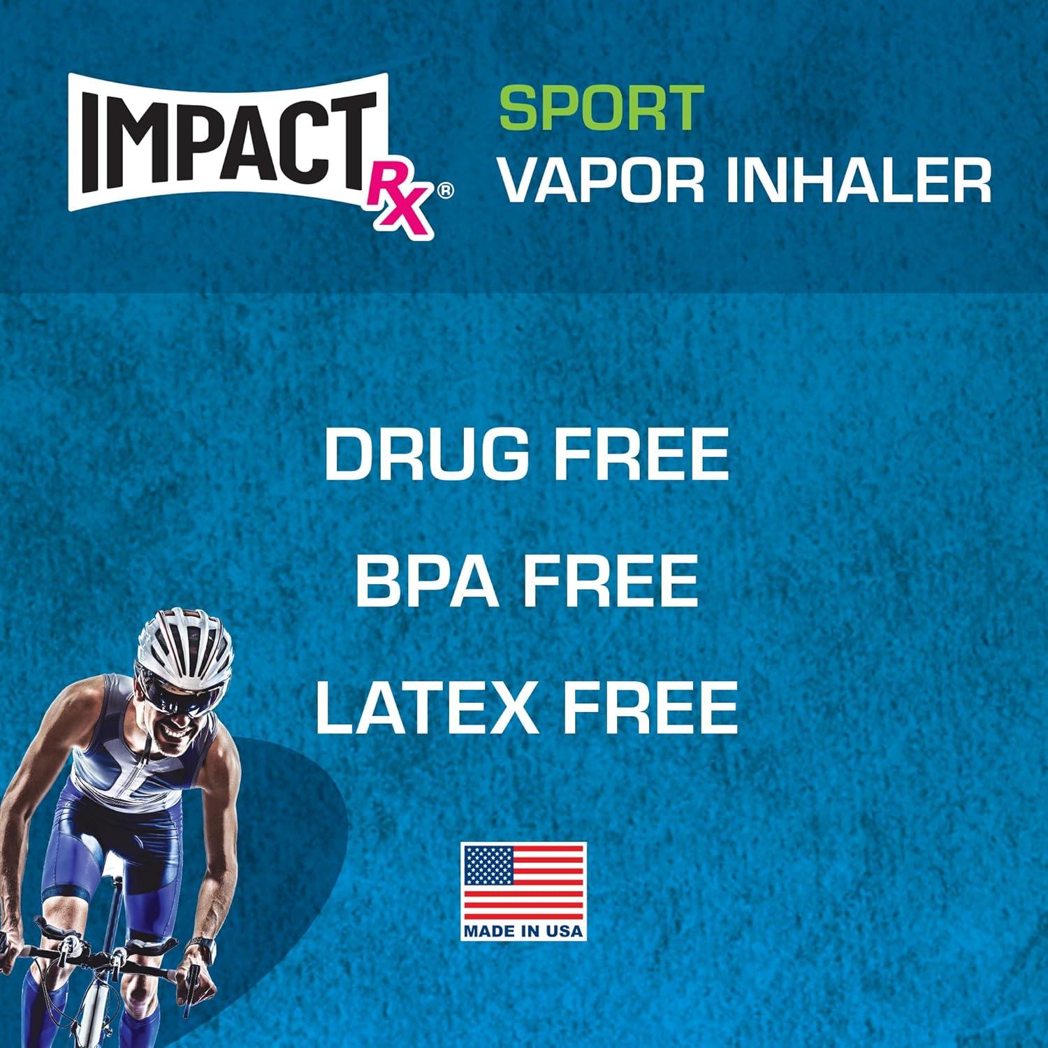 Inhalador de Vapor ImpactRx Sport - Mejora Respiración y Energía - Paquete de 2