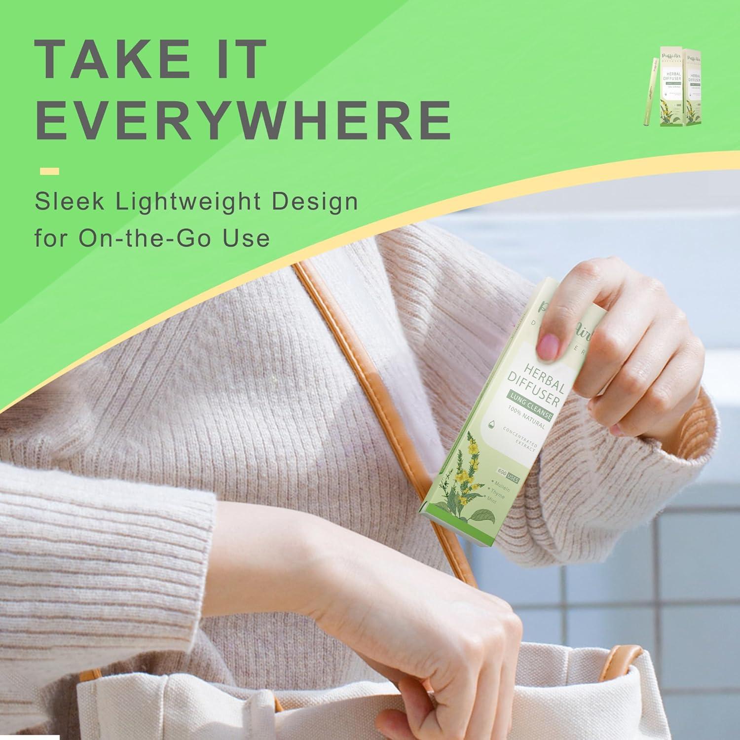 Difusor Herbal TWINSTECH 1 Fl Oz con Mullein, Tomillo y Menta