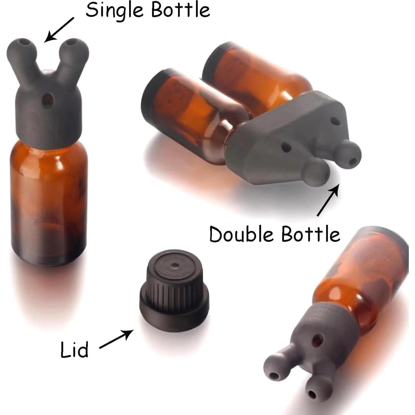 Tapa Inhaladora de Aceite Esencial Podafu a Prueba de Fugas