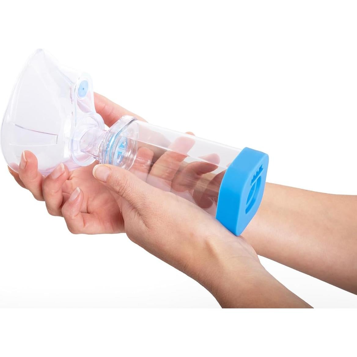 Espaciador para Inhalador Aerochamber con Máscara Facial Adultos