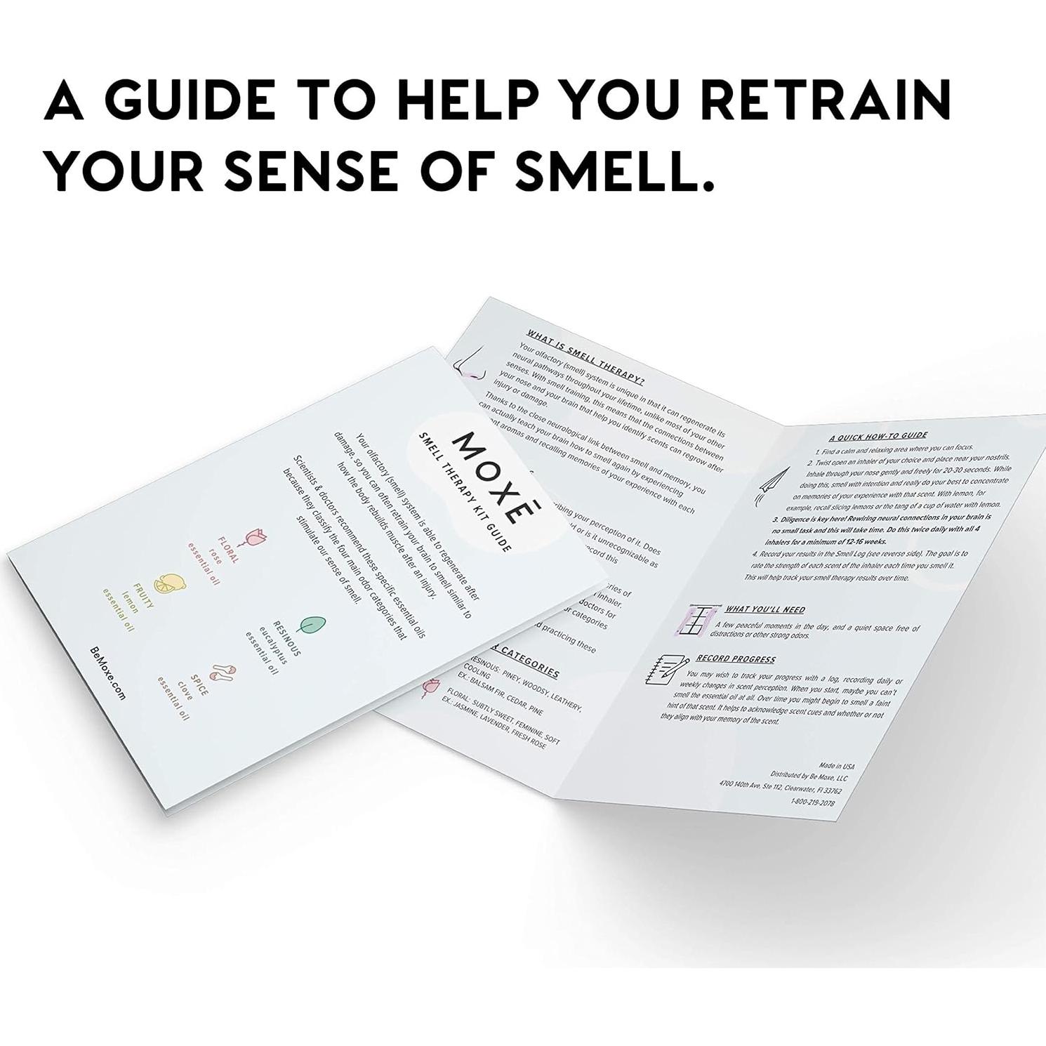 Kit de Entrenamiento de Olores MOXĒ - 4 Aceites Esenciales Fase 1