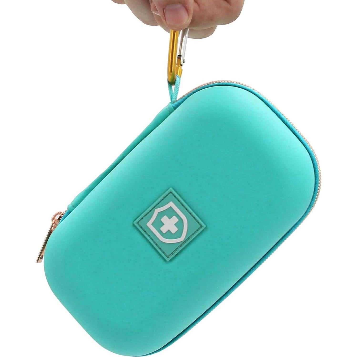 Estuche de Inhalador de Asma CASEMATIX Compacto 17.78x10.16cm