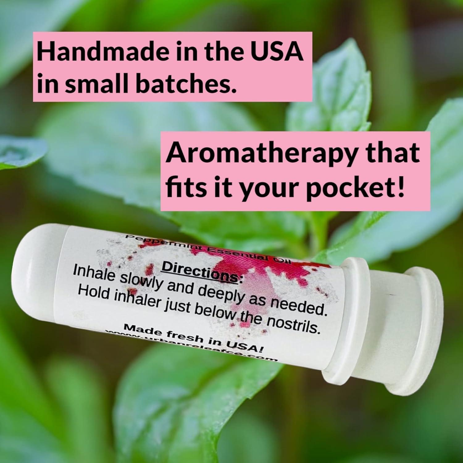 Inhaladores Nasales de Aromaterapia Urban ReLeaf - Set de 2 Menta Pura