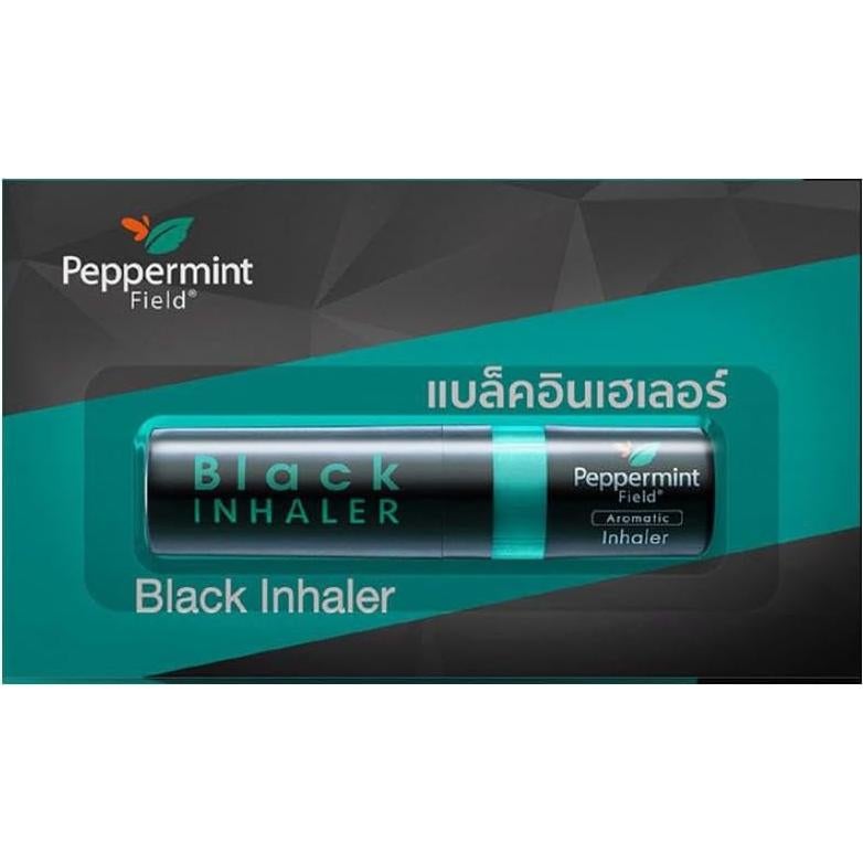 Inhalador Herbal Campo de Menta Negro Bertram 1958 - Paquete de 6