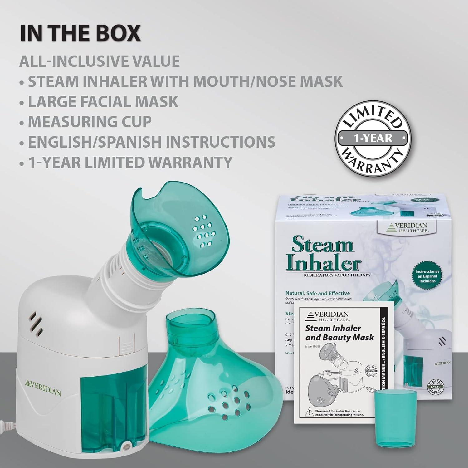 Inhalador de Vapor Respiratorio Steam Great Shentung 1 Cuenta