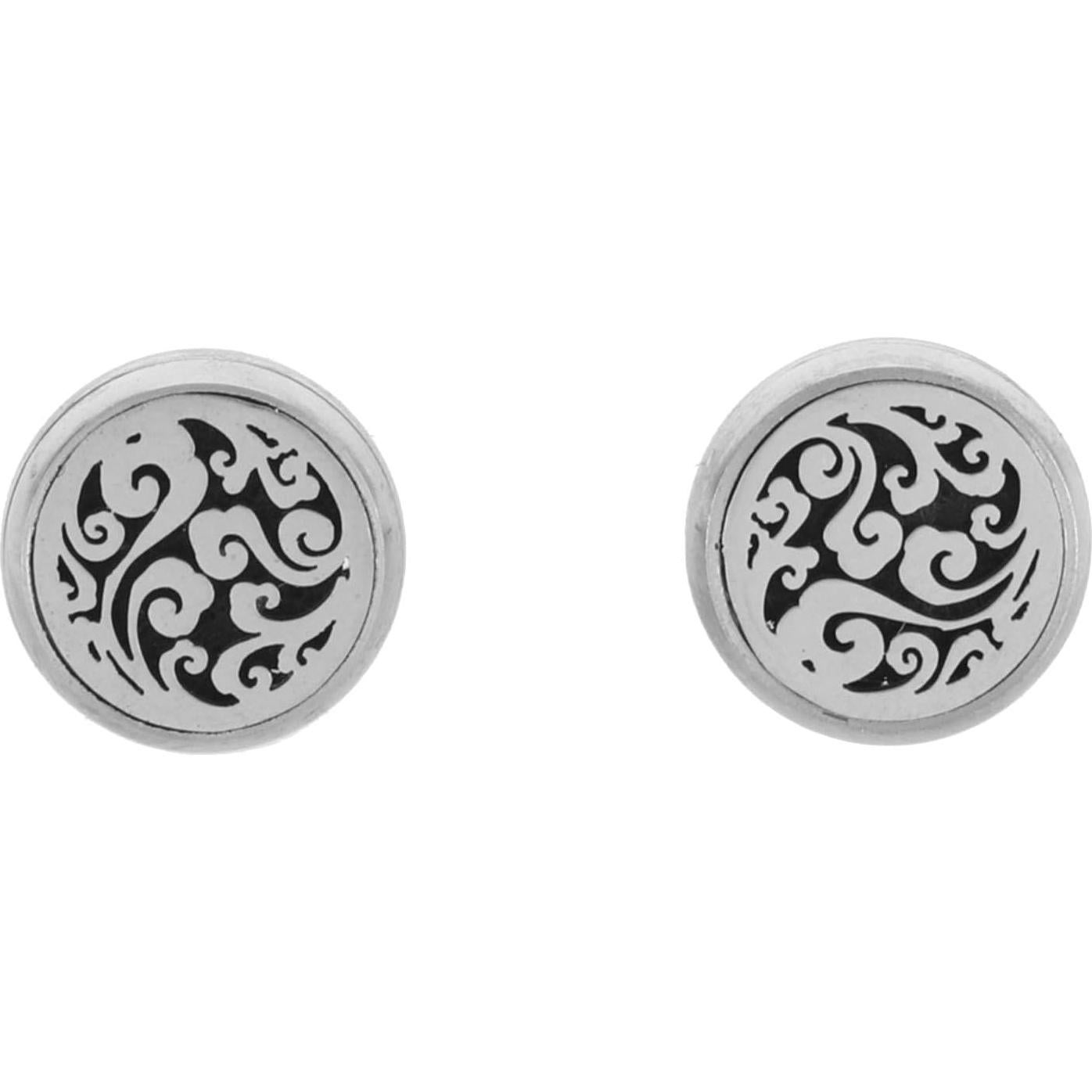 Stainless Steel Essential Oil Diffuser Earrings, Aromatherapy Effect, Multipurpose, Ideal Gift, Compact and Portable