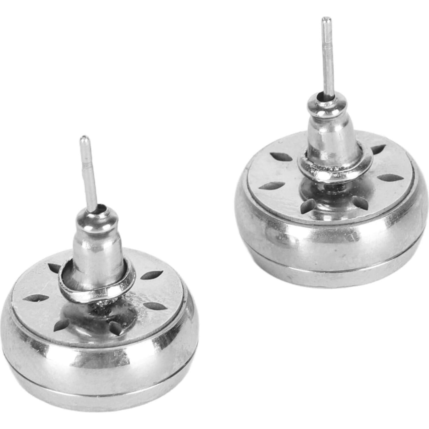 Stainless Steel Essential Oil Diffuser Earrings, Aromatherapy Effect, Multipurpose, Ideal Gift, Compact and Portable