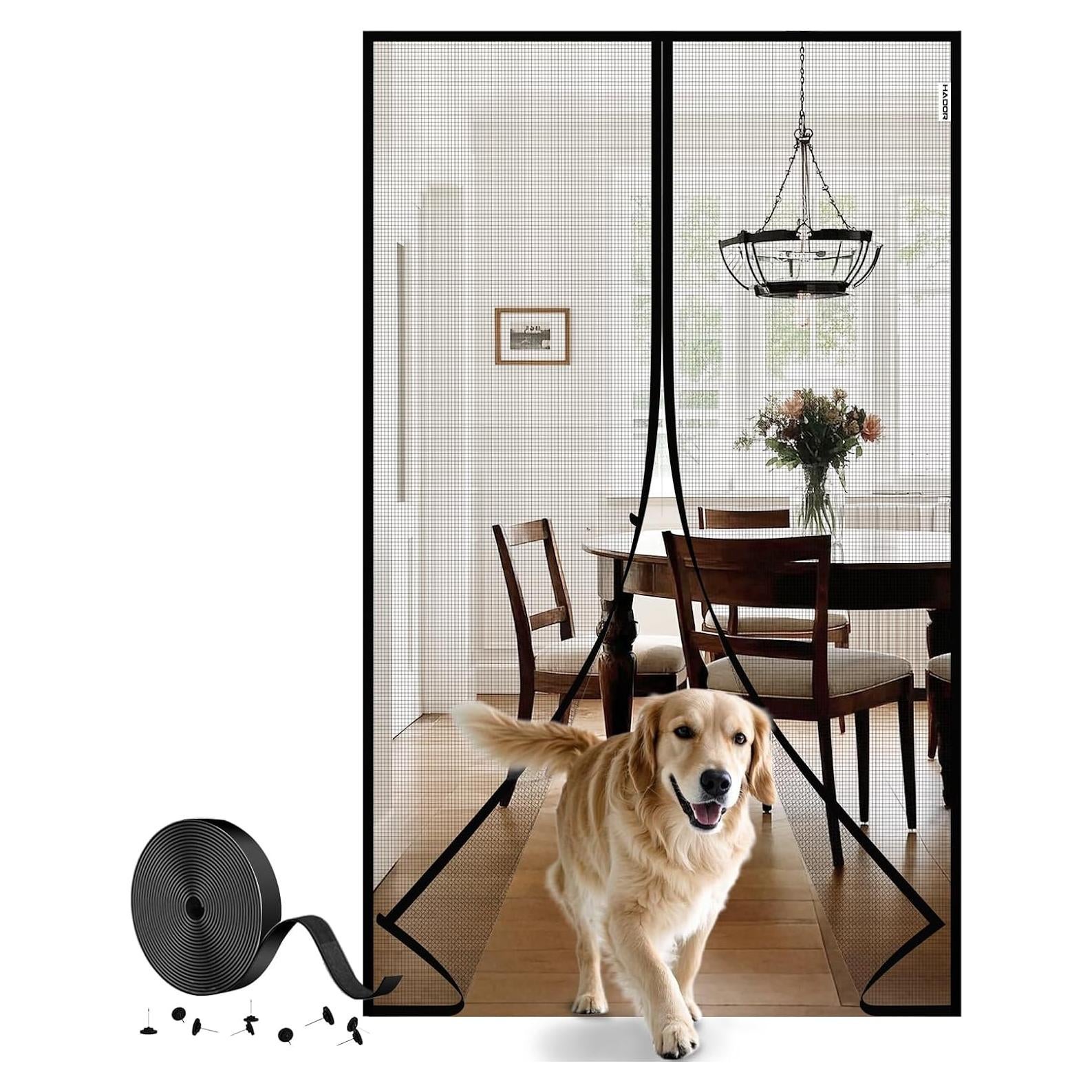 Malla de Puerta Magnética HADOR 36x96 cm Resistente