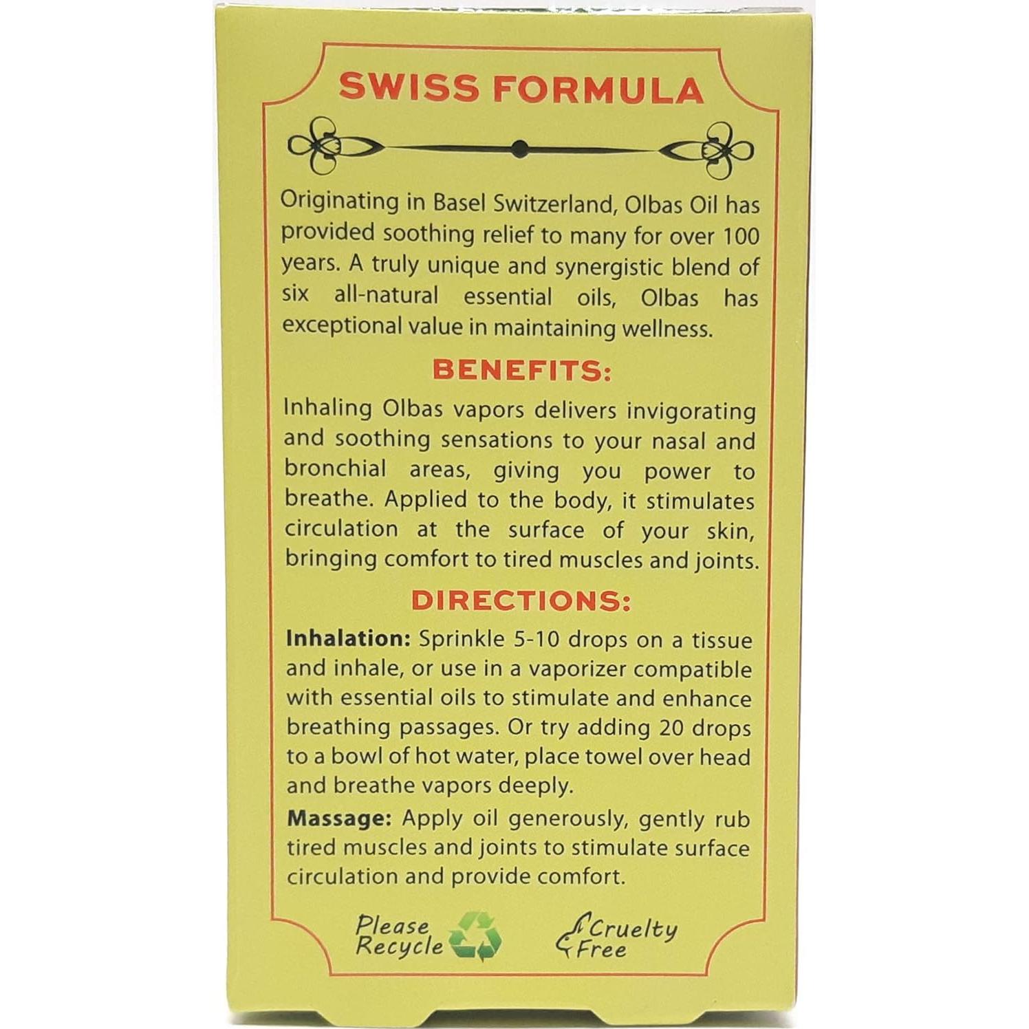 Aceite Olbas Terapéutico 10ml - Alivio Respiratorio y Muscular