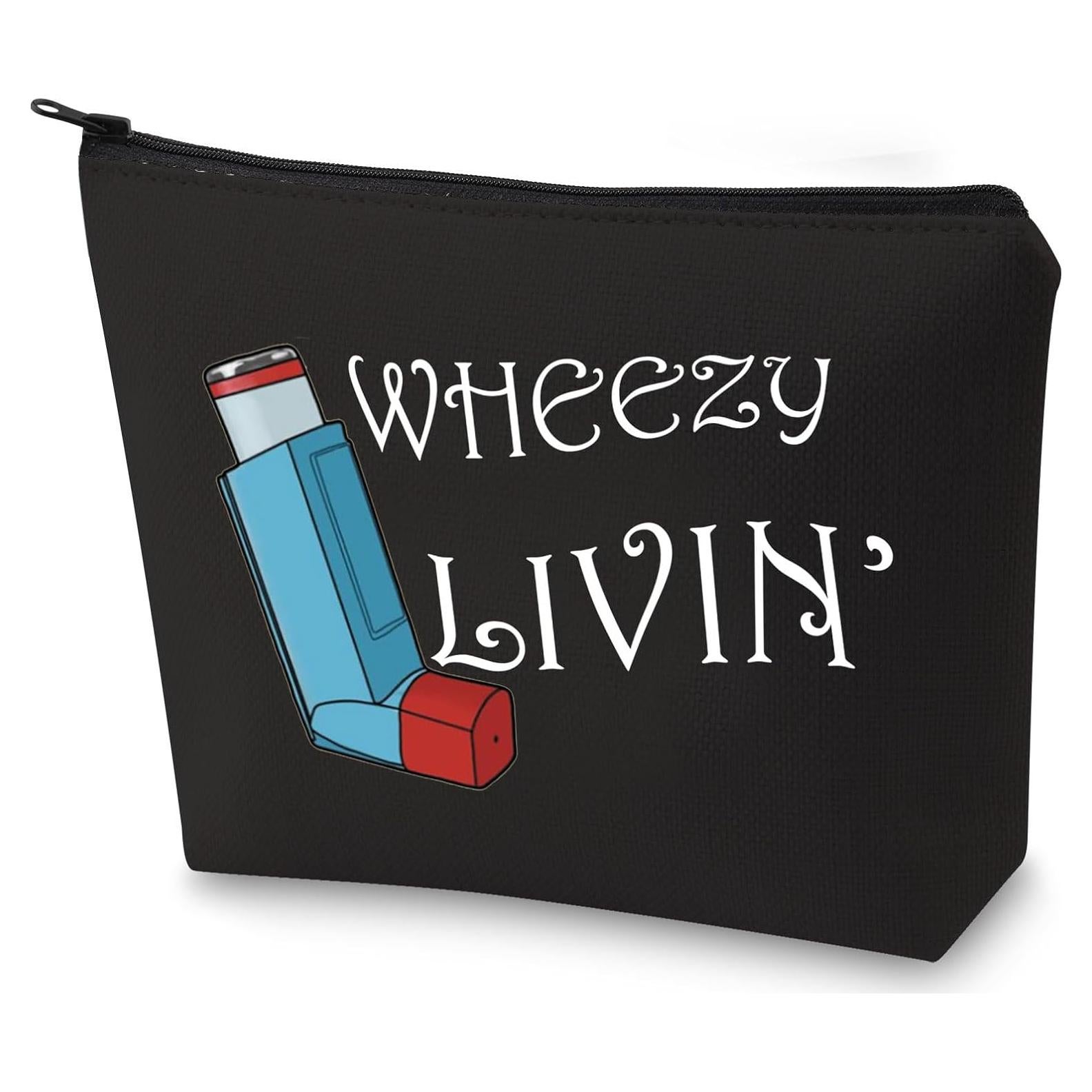 Bolsa Inhalador de Asma Wheezy Livin 23x17 cm Humorística