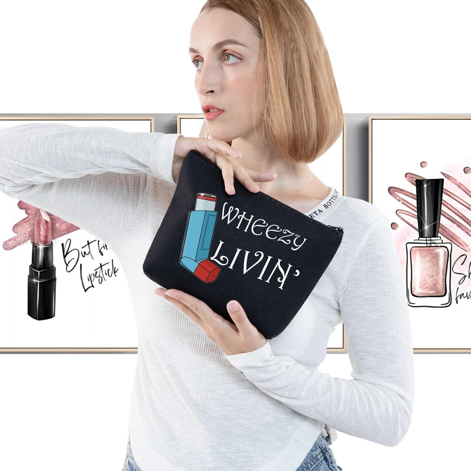 Bolsa Inhalador de Asma Wheezy Livin 23x17 cm Humorística