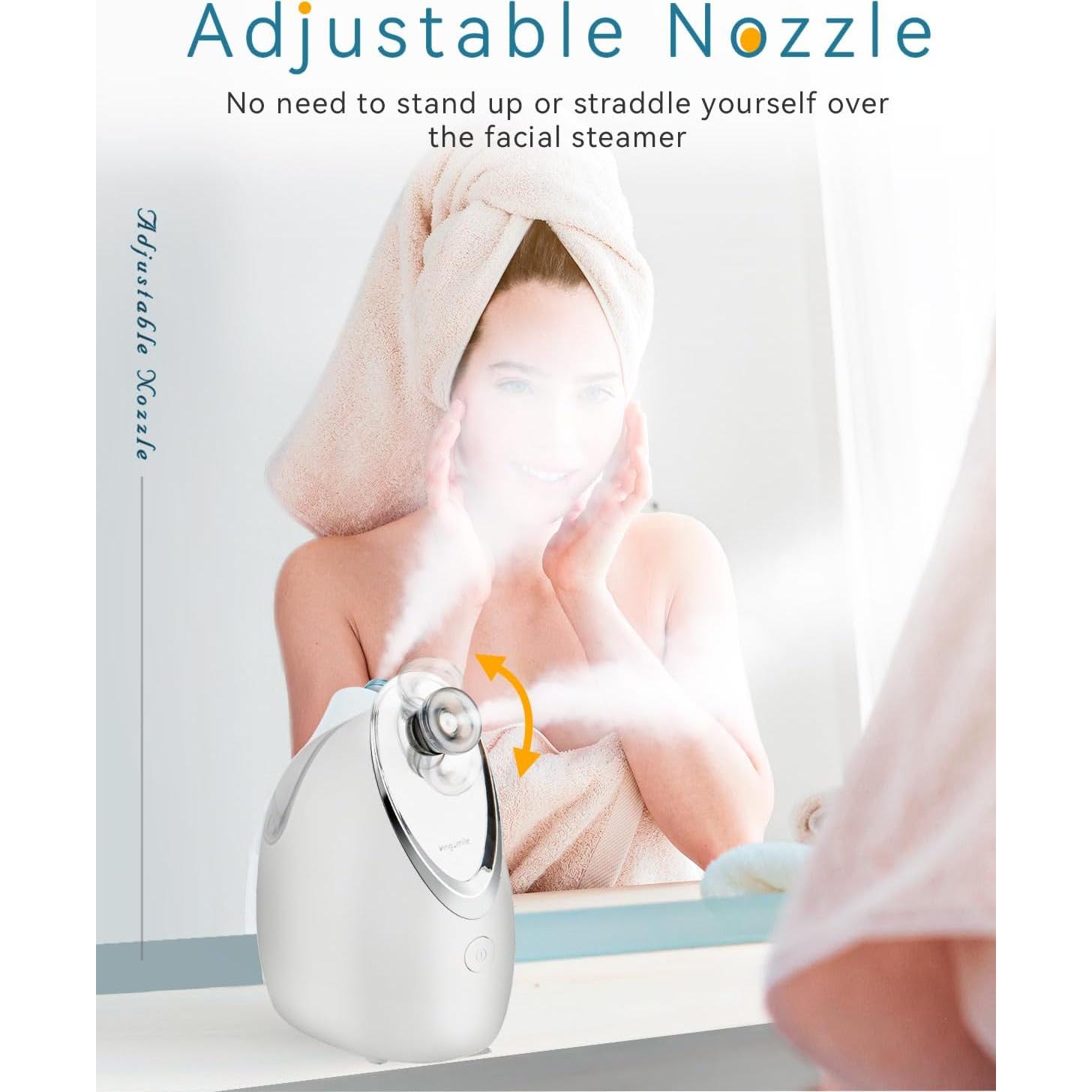 Vaporizador Facial Kingsmile 3 en 1 Compacto con Aromaterapia