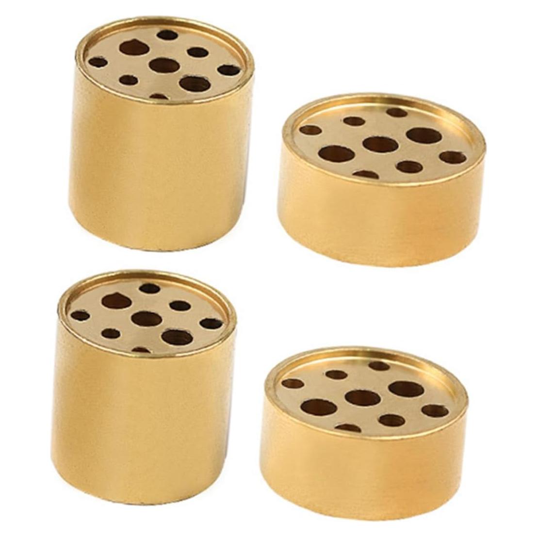 Soporte para Incienso VOSAREA de Cobre Dorado - 4 Piezas