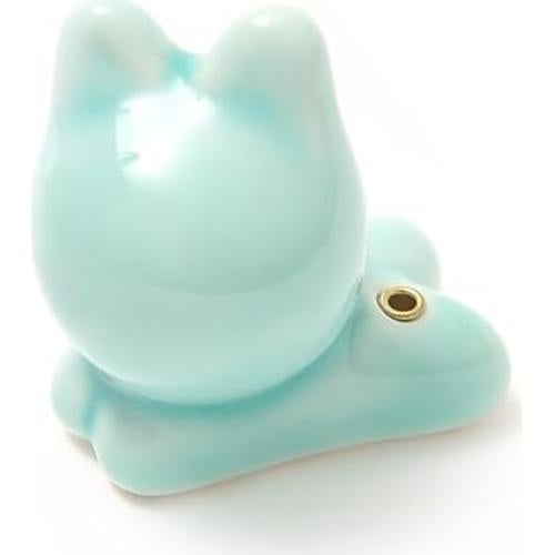 Juego de 3 Soportes de Incienso Cerámica Oavand Gato Cisne Ciervo