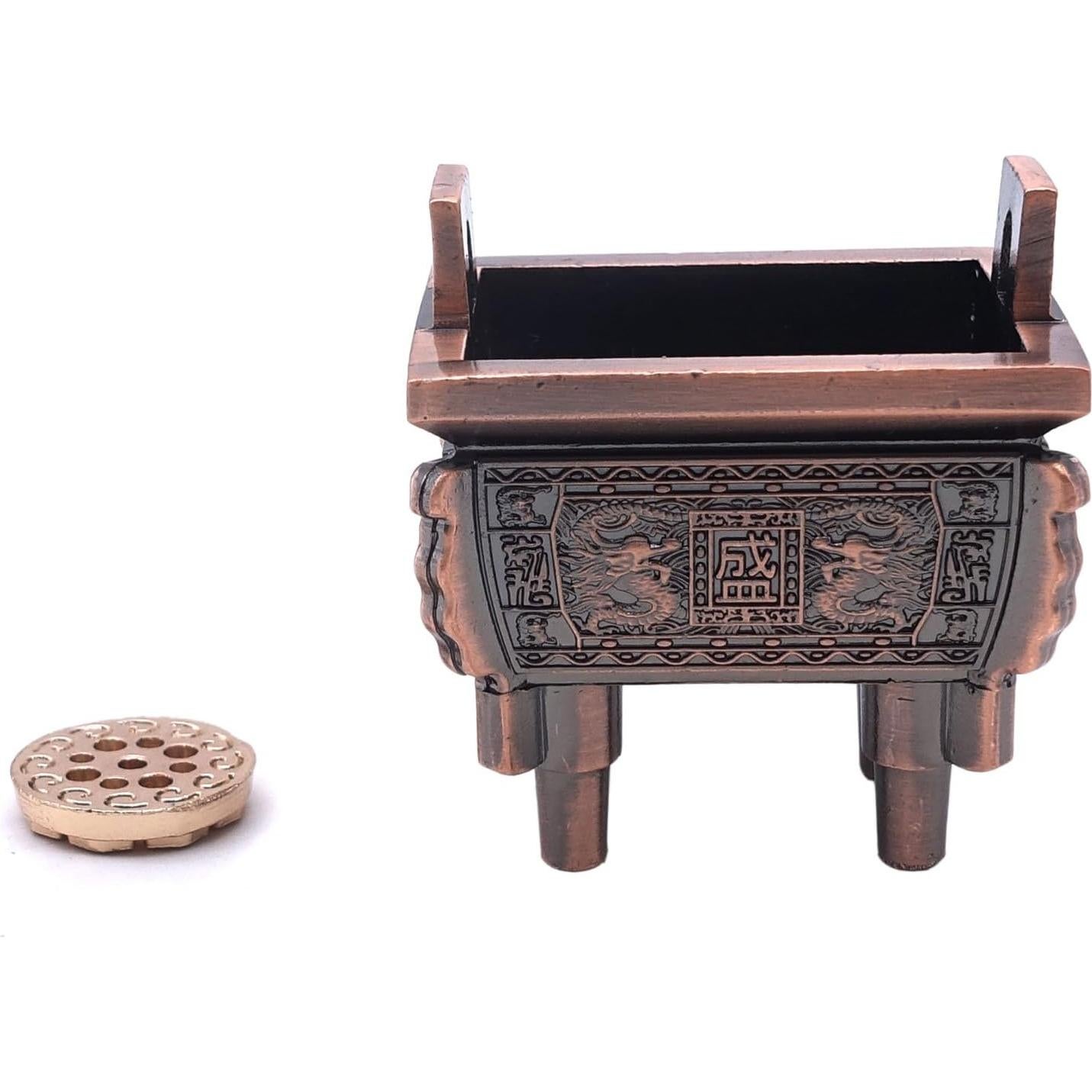 Soporte para Incienso TRENDBOX Modelo B Bronce Vintage 3.8x5x5.3cm