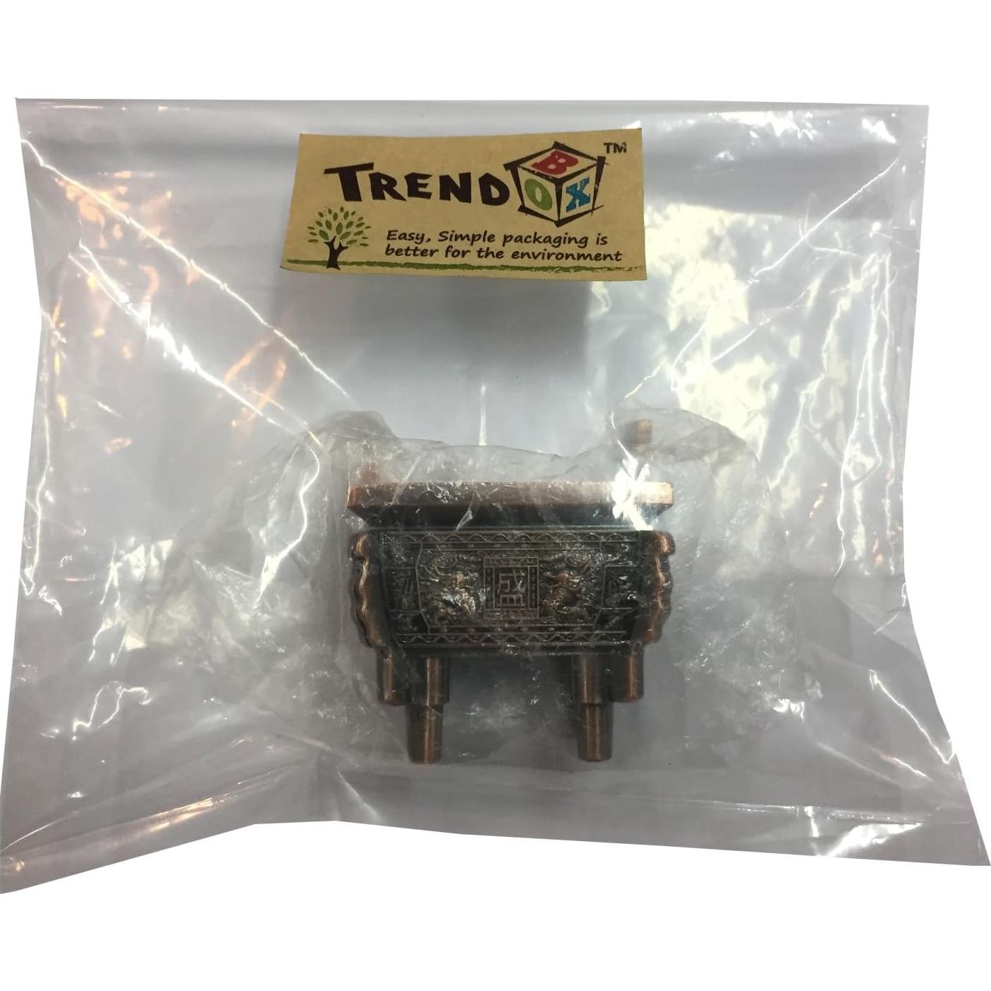 Soporte para Incienso TRENDBOX Modelo B Bronce Vintage 3.8x5x5.3cm