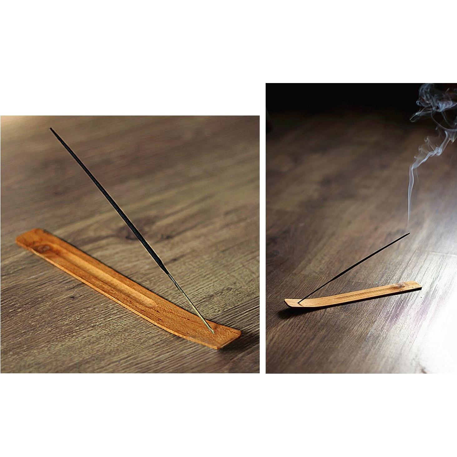 Soporte de Incienso de Madera TRENDBOX 20pcs Artesanal Natural