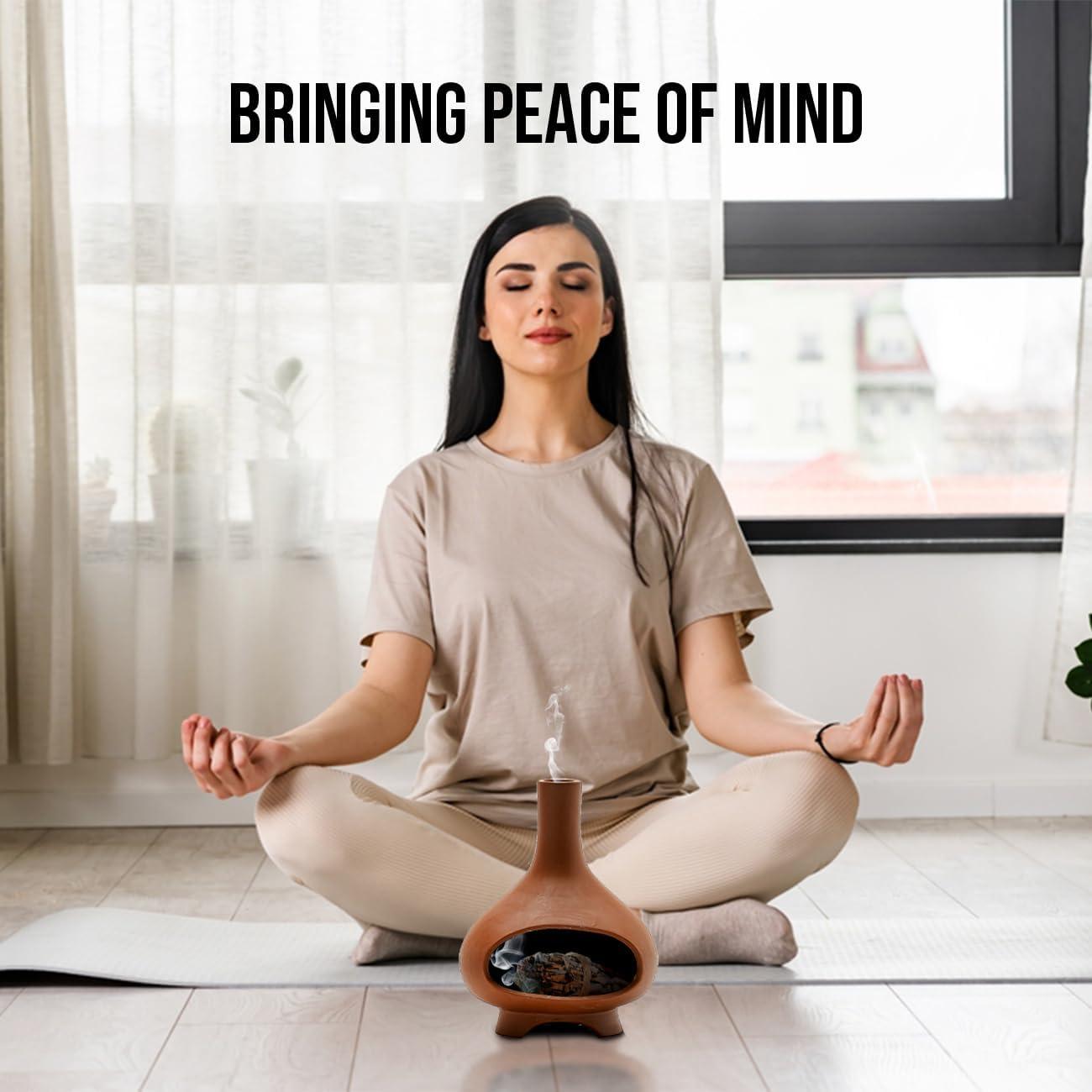 Quemador de Incienso Cerámica XINXINGDINGSHENG Horno 13.5x16.5cm