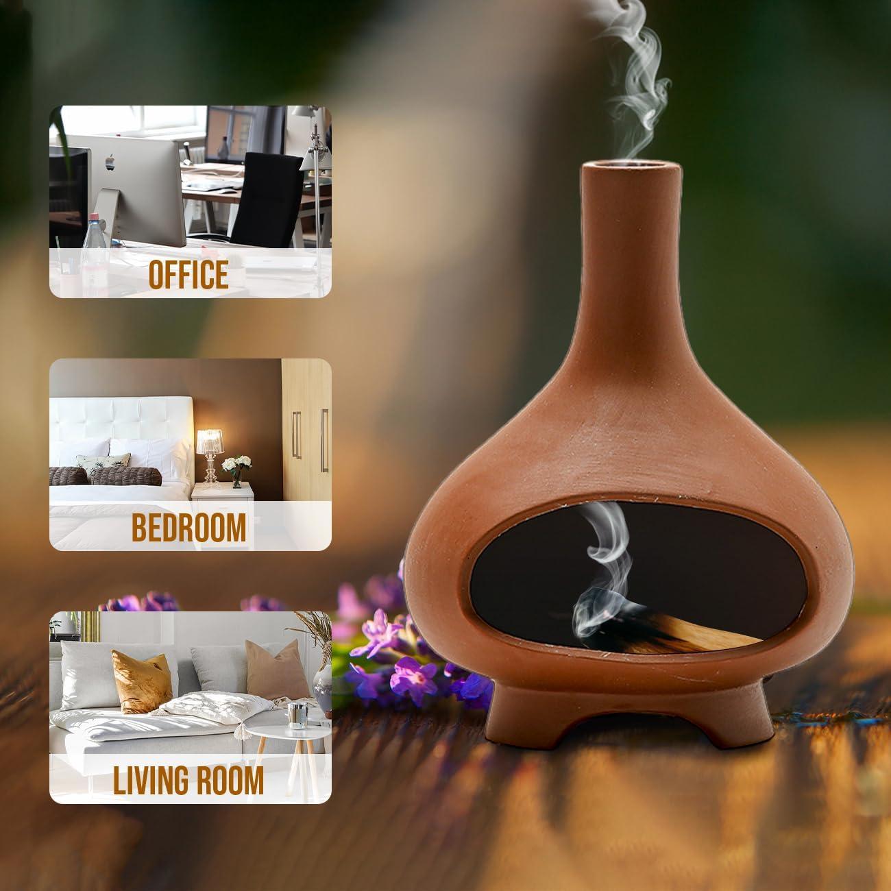 Quemador de Incienso Cerámica XINXINGDINGSHENG Horno 13.5x16.5cm