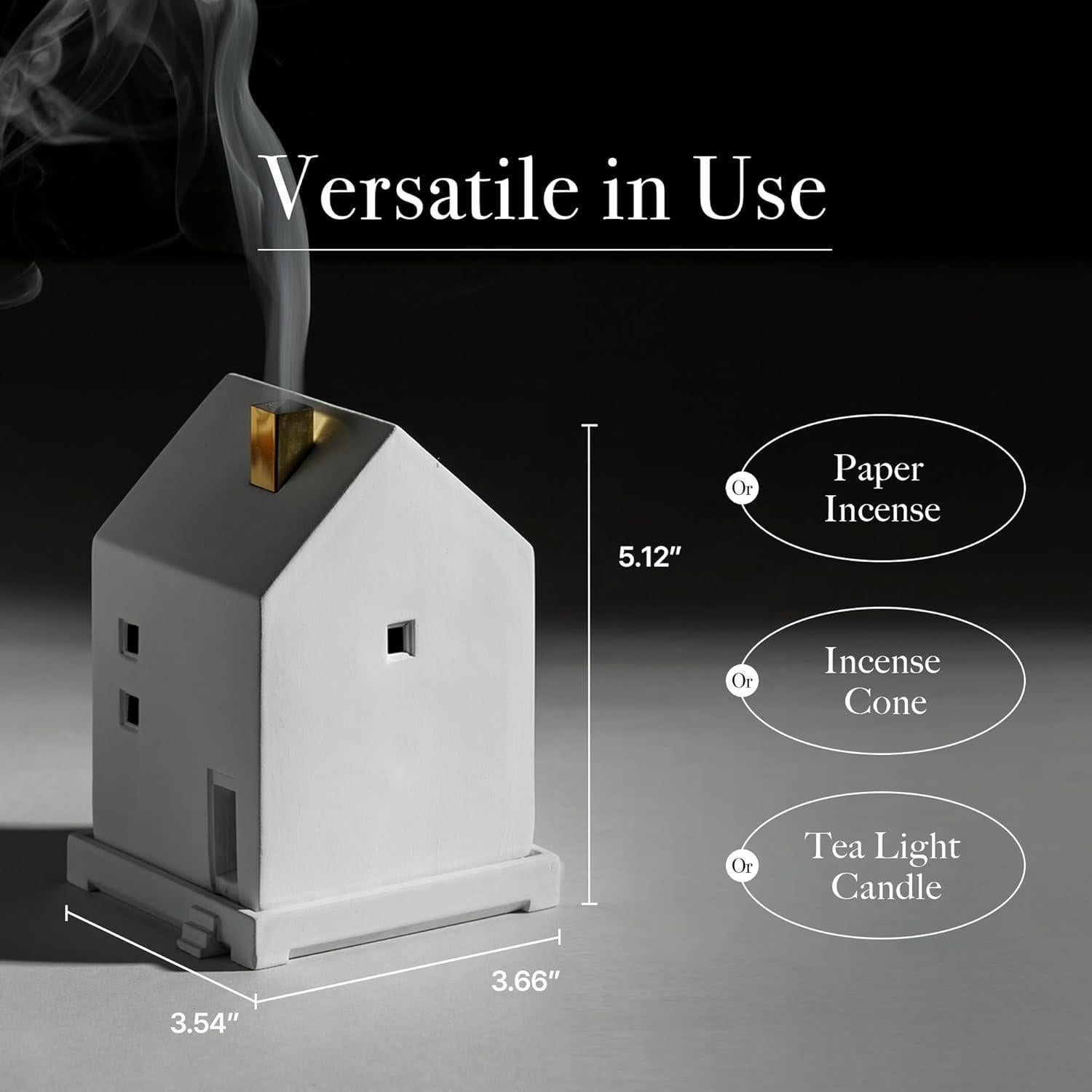 Juego de quemador de incienso Funshine con 48 piezas de papel