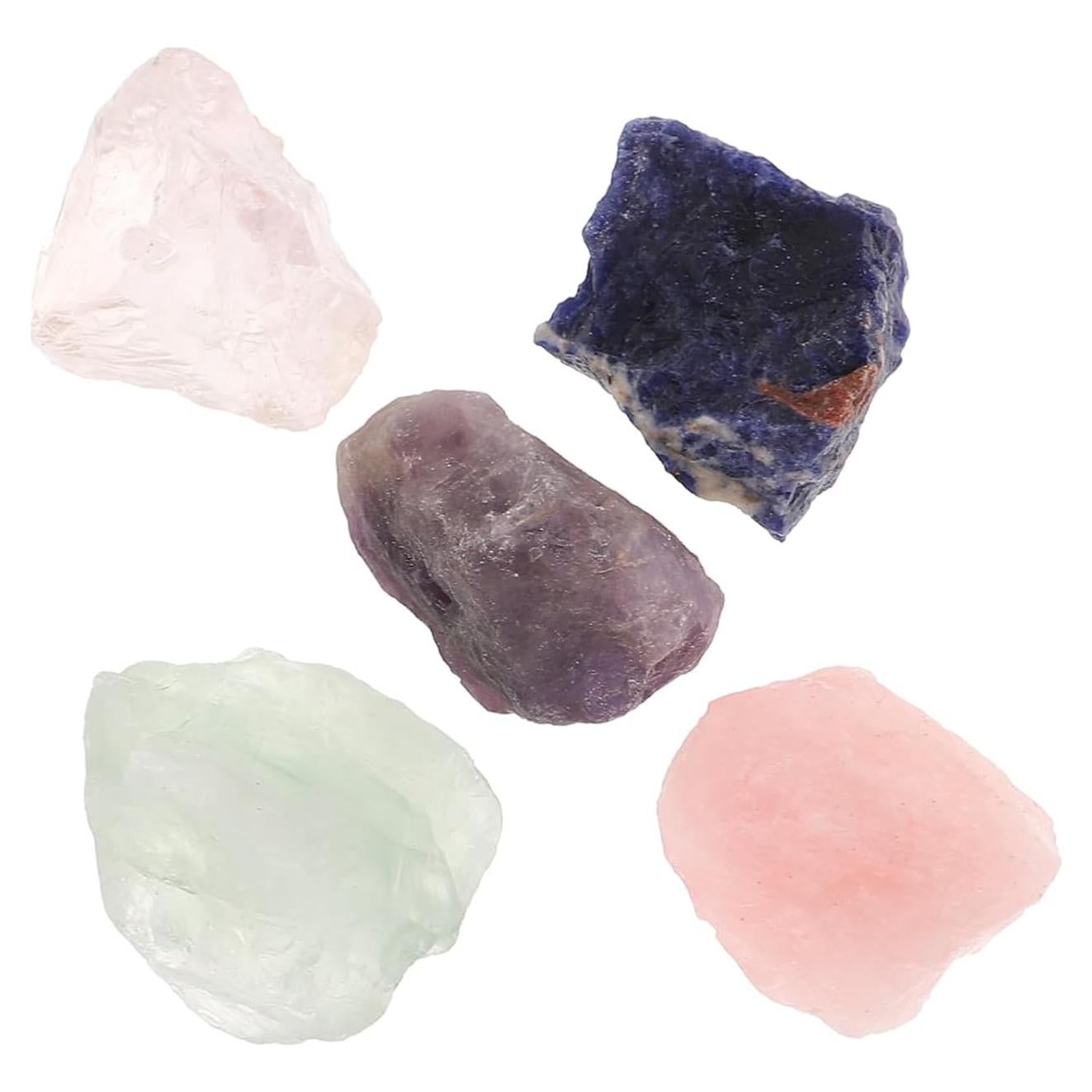 Juego de 5 Soportes de Incienso OUNONA Cristal Natural