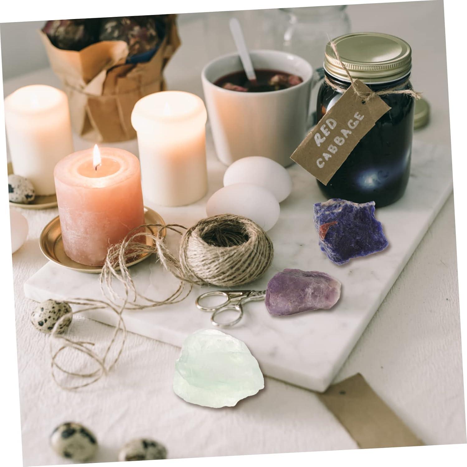 Juego de 5 Soportes de Incienso OUNONA Cristal Natural