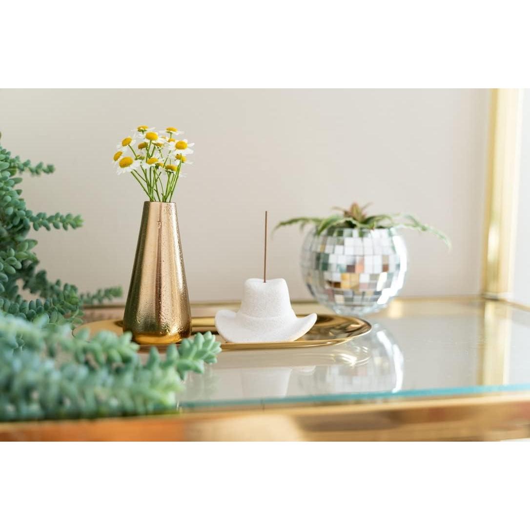 Soporte de Incienso Cerámica Havenstone Home Sombrero Vaquero