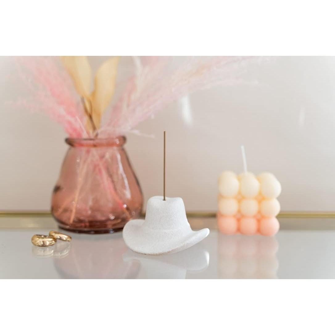 Soporte de Incienso Cerámica Havenstone Home Sombrero Vaquero