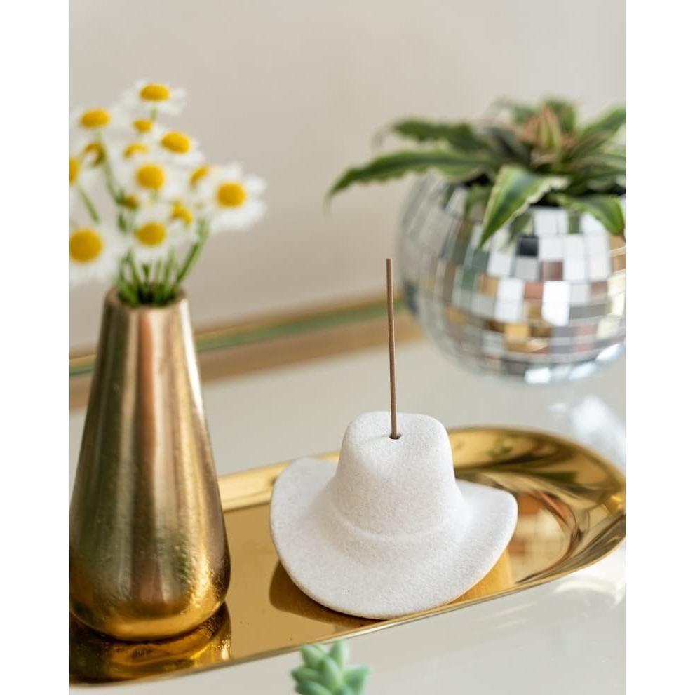 Soporte de Incienso Cerámica Havenstone Home Sombrero Vaquero