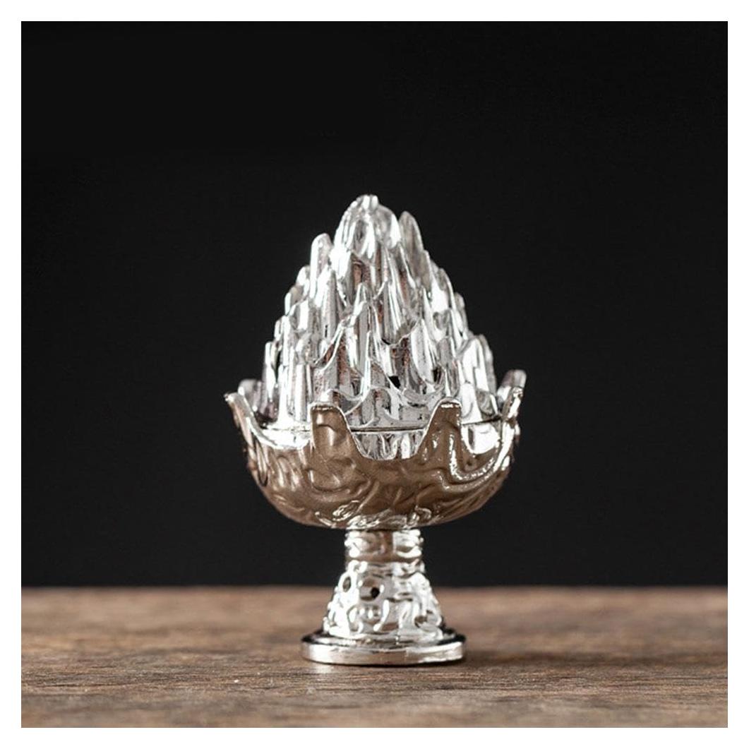 Estufa de Incienso Mini YuanHolumid Plata Montaña Cobre