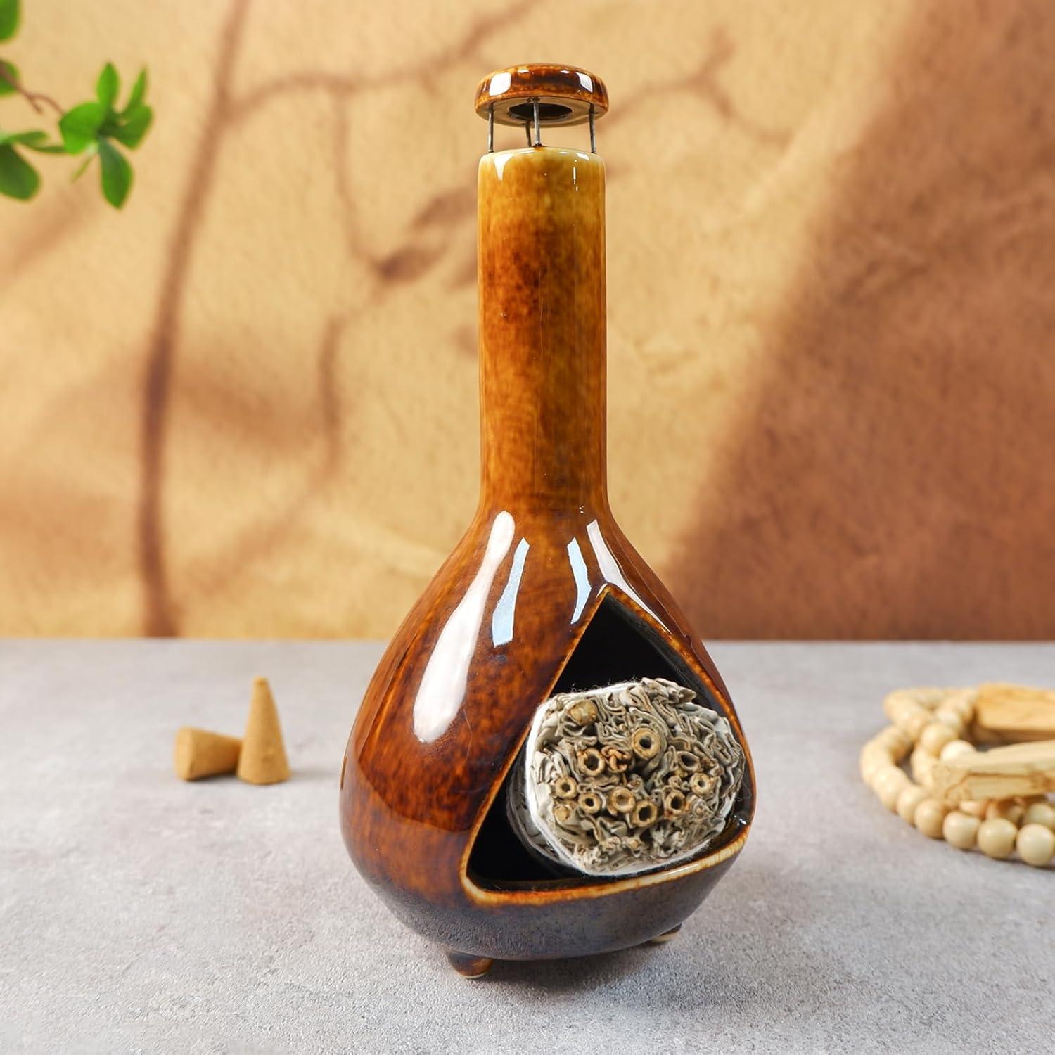 Soporte de Palo Santo Cerámica Premium MOUGIGI 20.5 cm