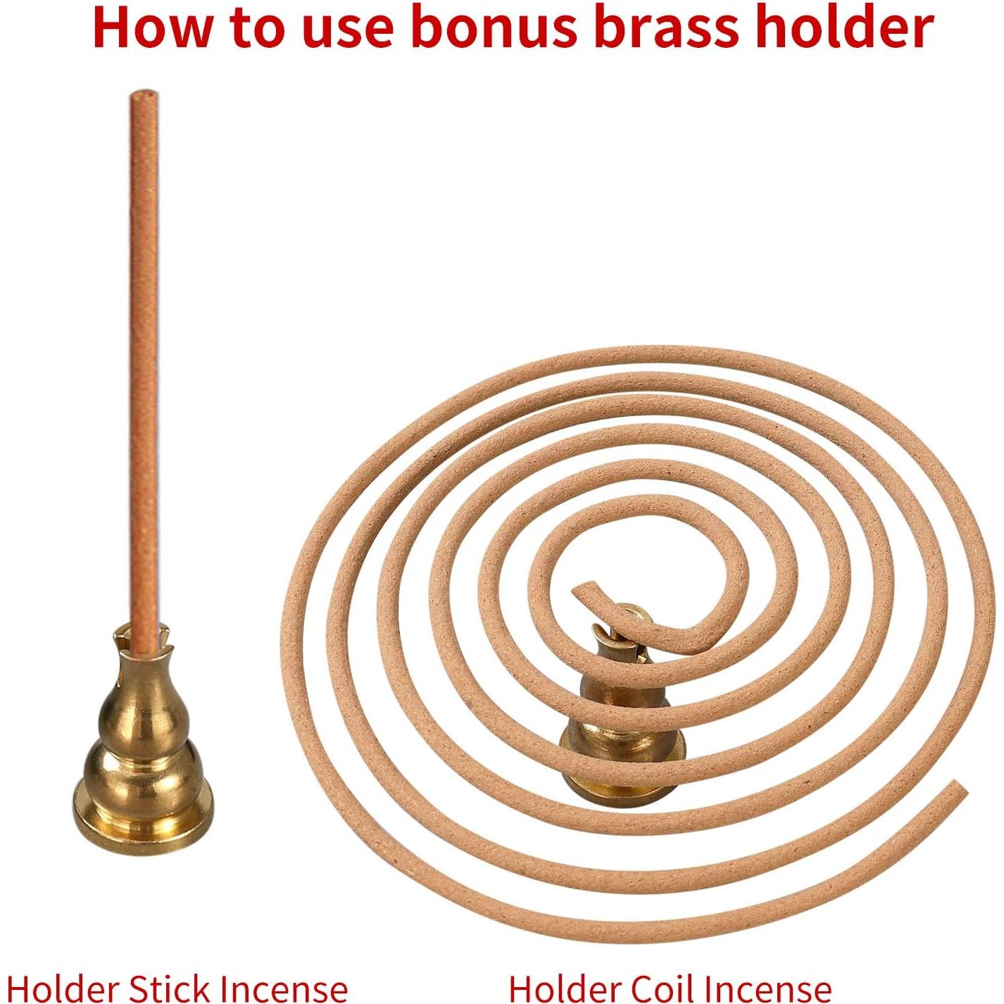 Quemador de Incienso MIUPOO Cerámica Verde Claro 10cm