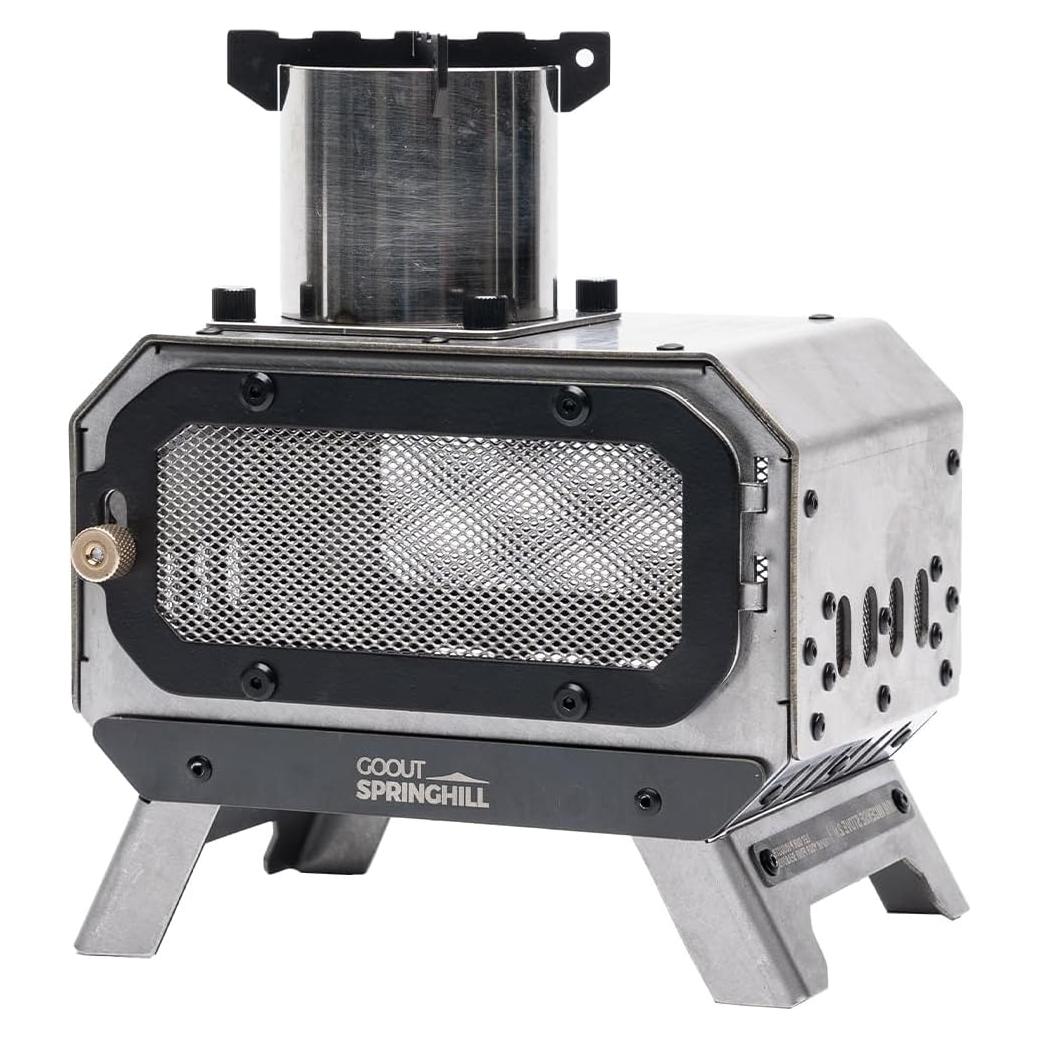 Mini Estufa de Incienso 2.0 GOOUT SPRINGHILL Plata 14x10x16.3 cm