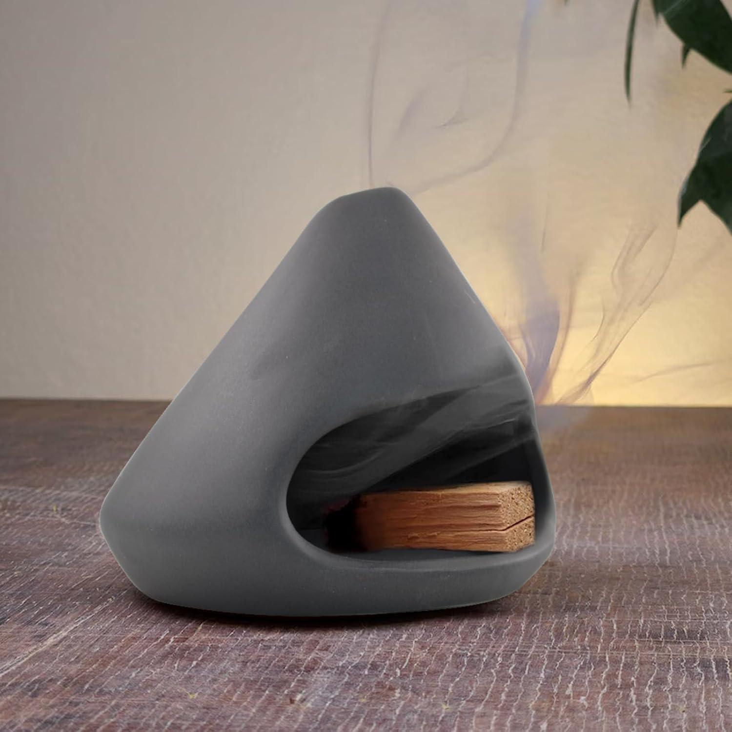 Soporte de Incienso Cerámica MrMrKura 3 en 1 Negro