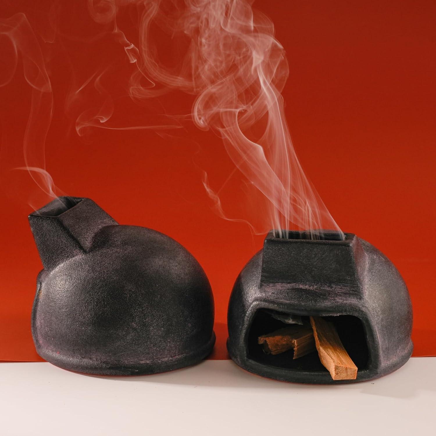 Soporte de Palo Santo SAANG & JAT de Terracota - Mini Chimenea