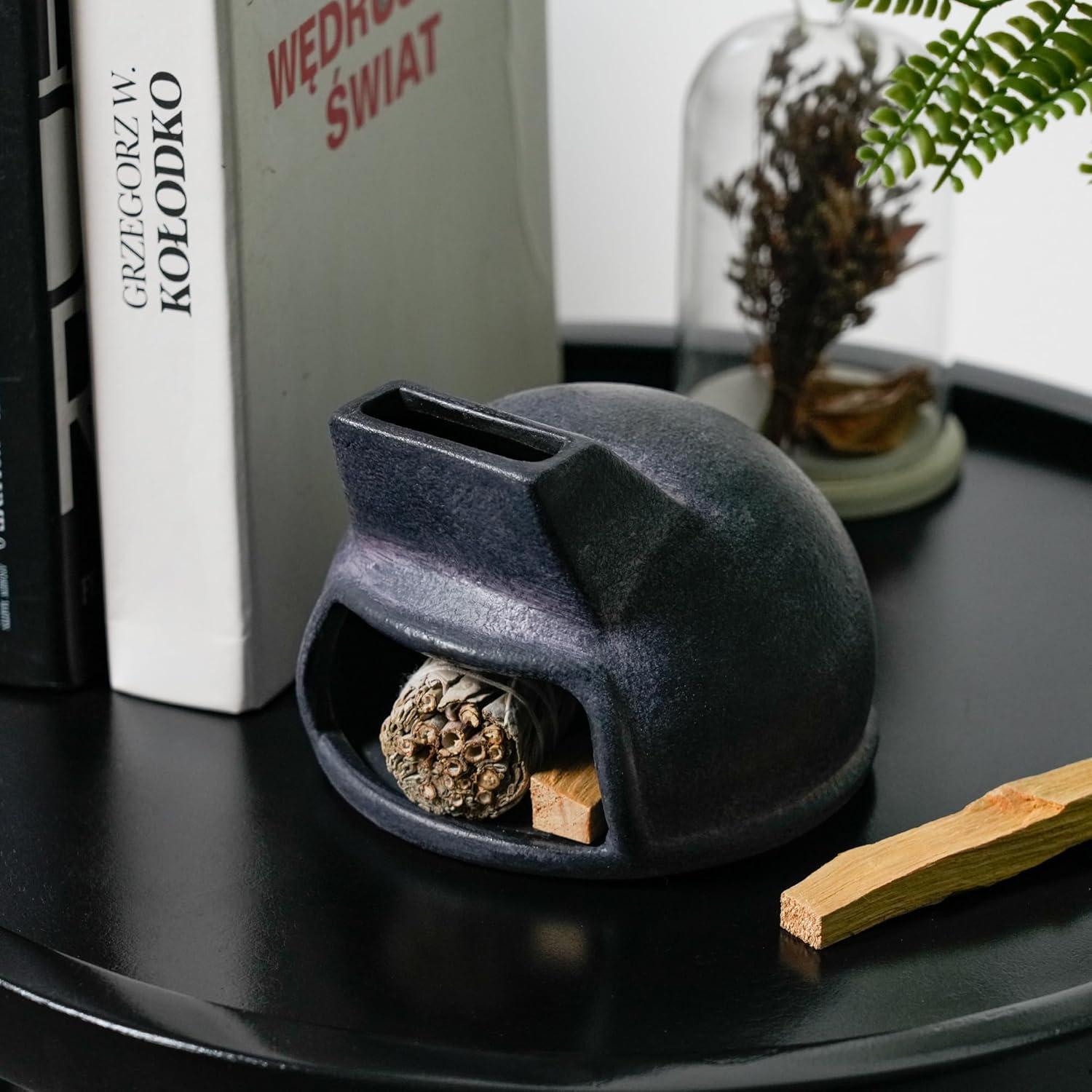 Soporte de Palo Santo SAANG & JAT de Terracota - Mini Chimenea