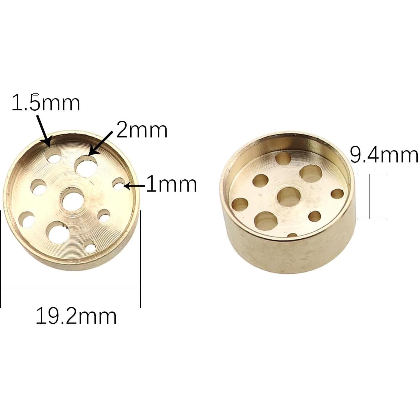3 Soportes de Incienso de Latón Dorado para Varillas