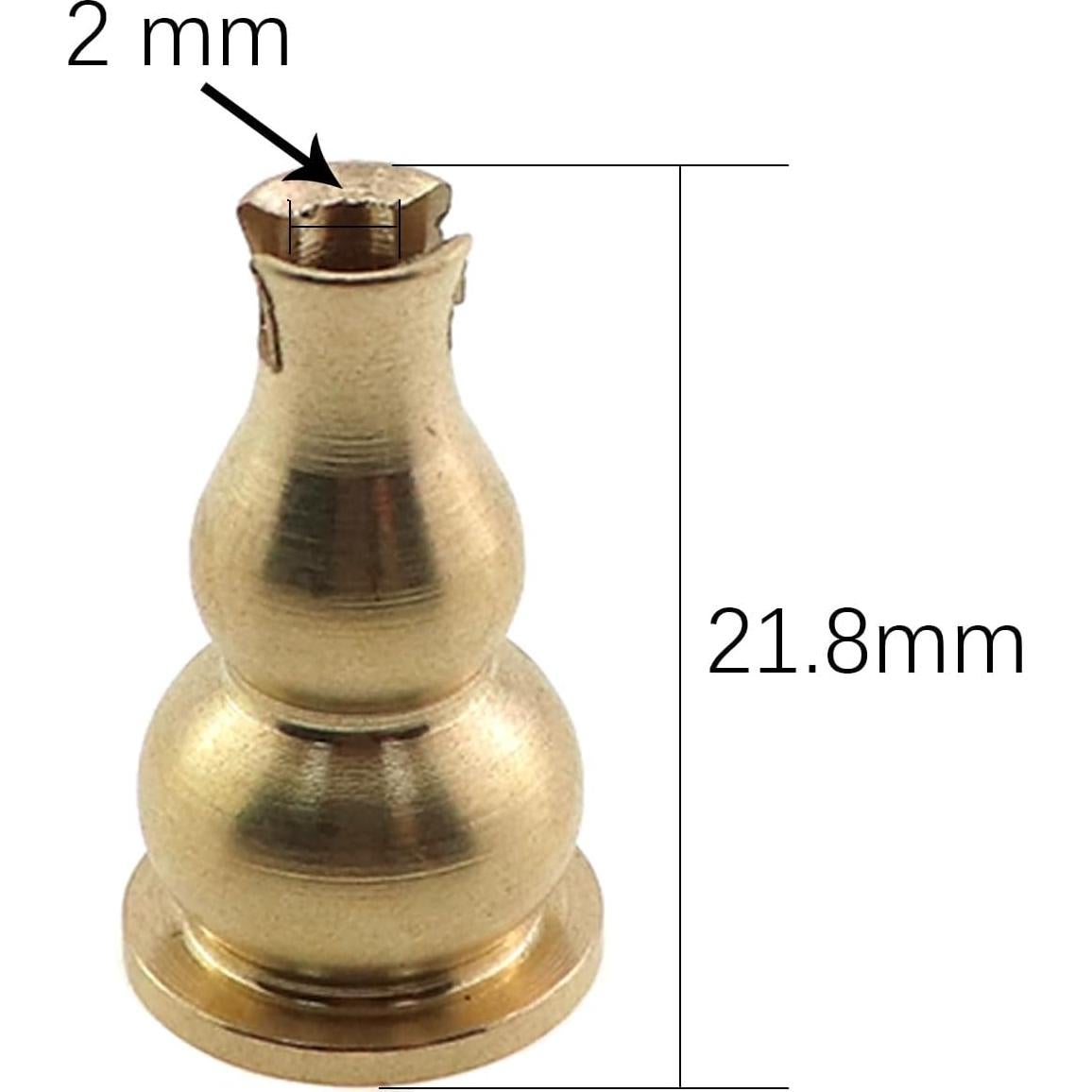 3 Soportes de Incienso de Latón Dorado para Varillas