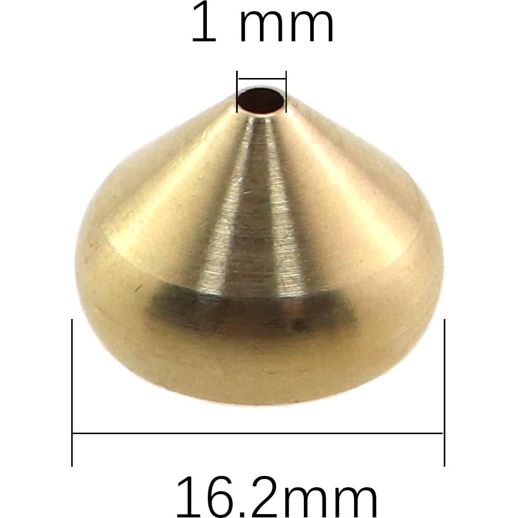 3 Soportes de Incienso de Latón Dorado para Varillas