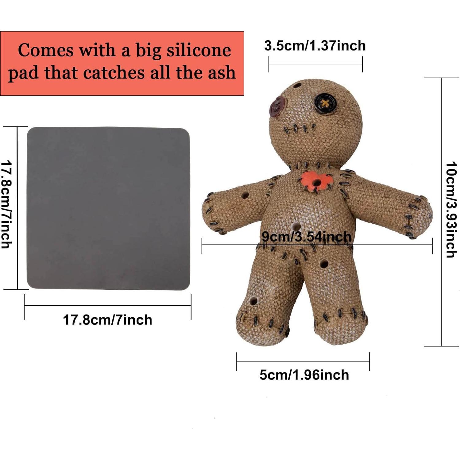 Soporte de Incienso Voodoo Cacukap con Captador de Cenizas