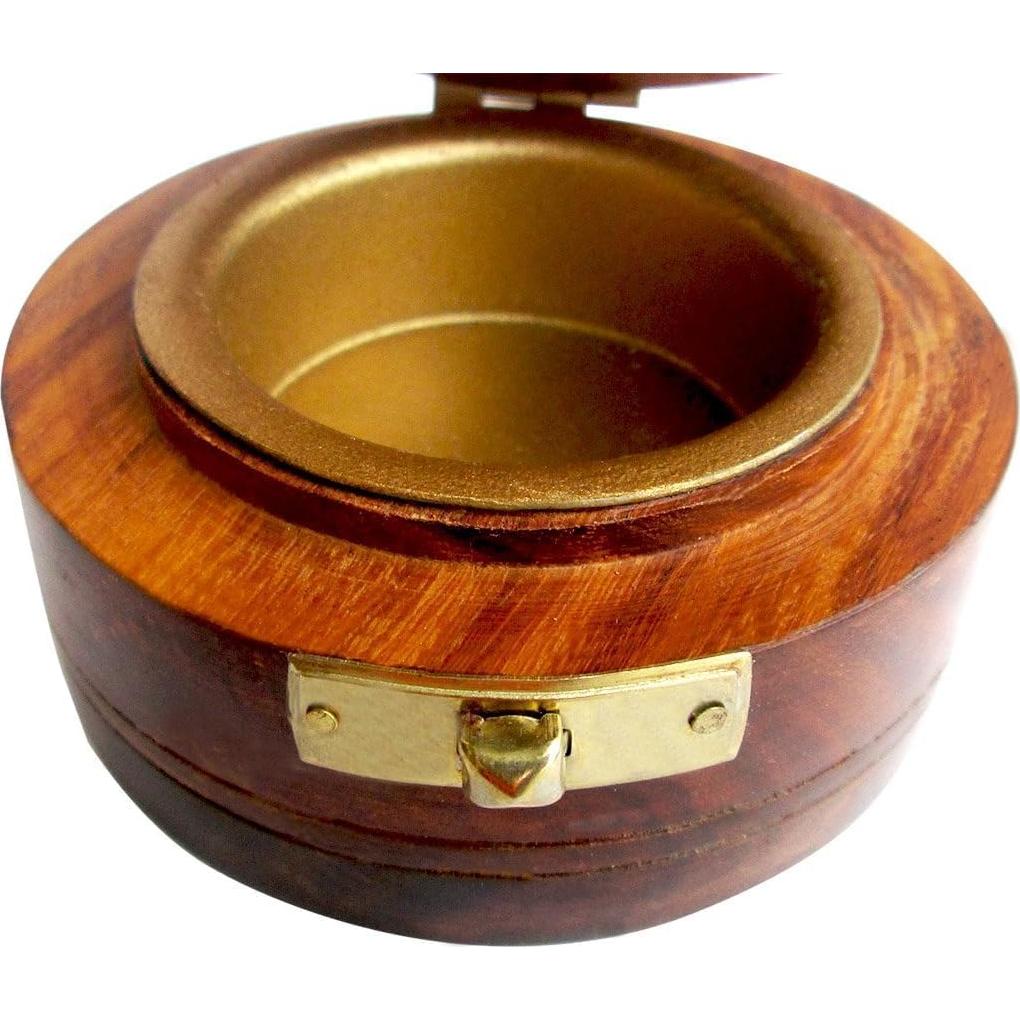 Soporte de Incienso Dhoop TrendBell Piramidal Madera 12.7cm