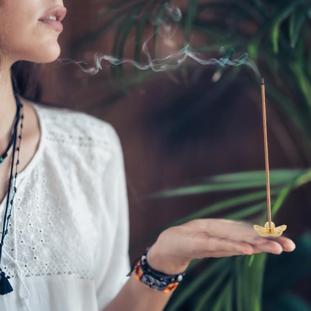 Soporte de Incienso WEBEEDY 4 Piezas Flor de Cerezo