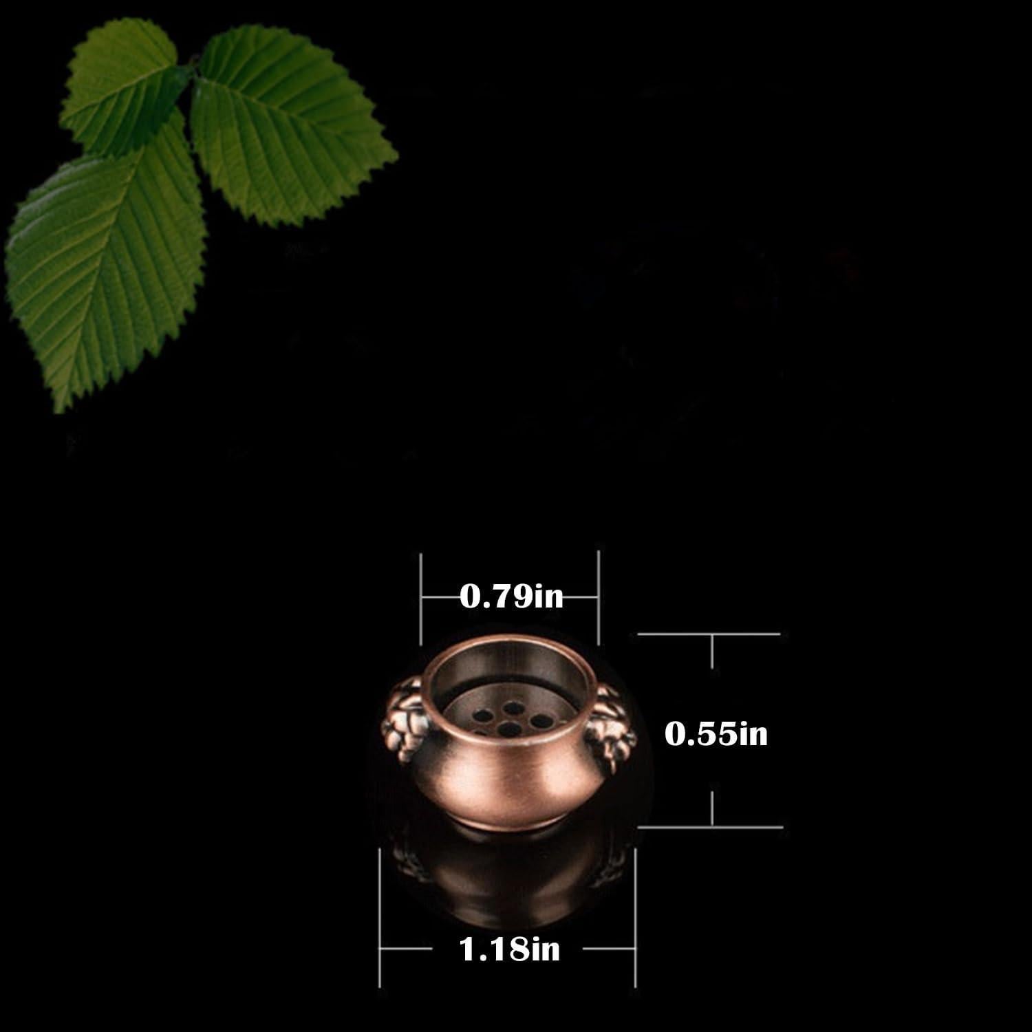 Soporte de Incienso de Cobre Inzzcfy 25.4x25.4cm Elegante