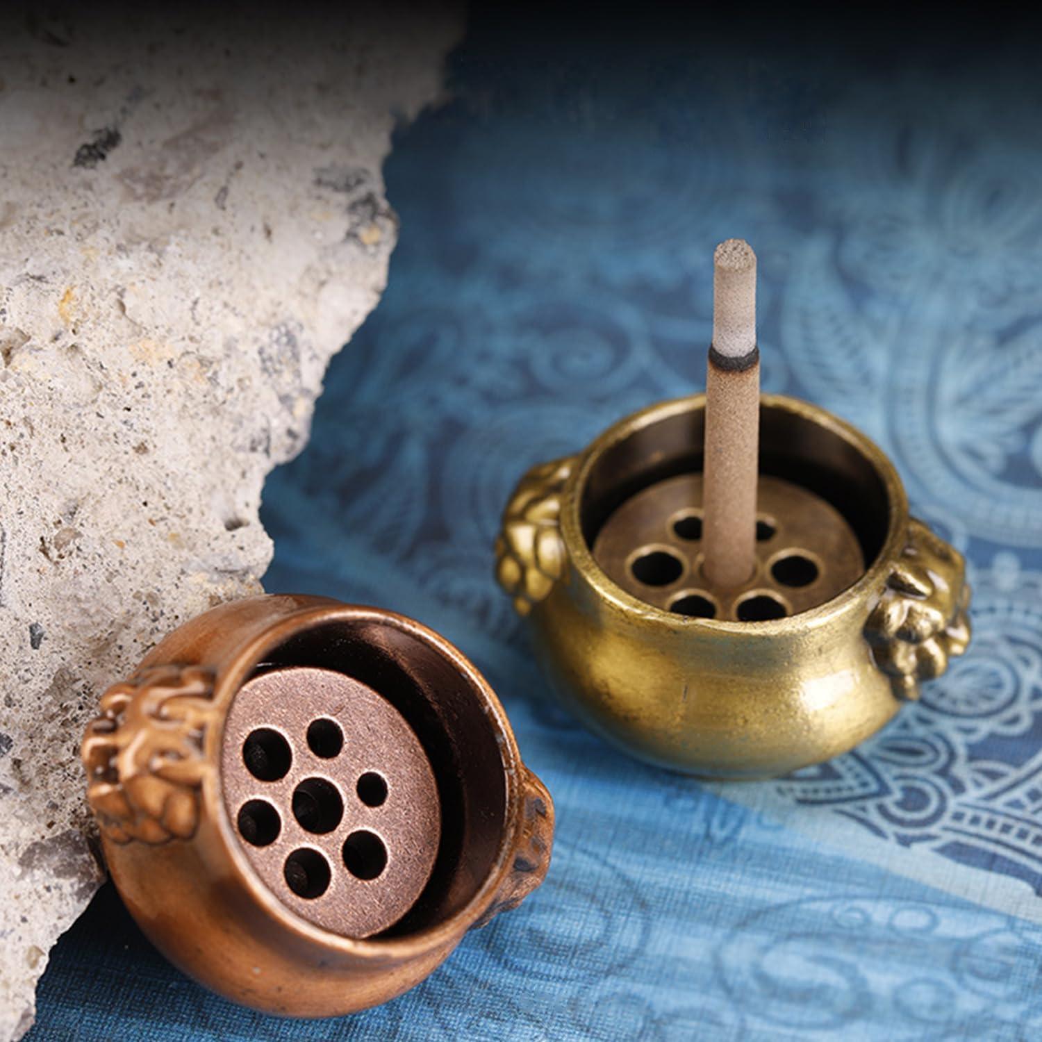 Soporte de Incienso de Cobre Inzzcfy 25.4x25.4cm Elegante