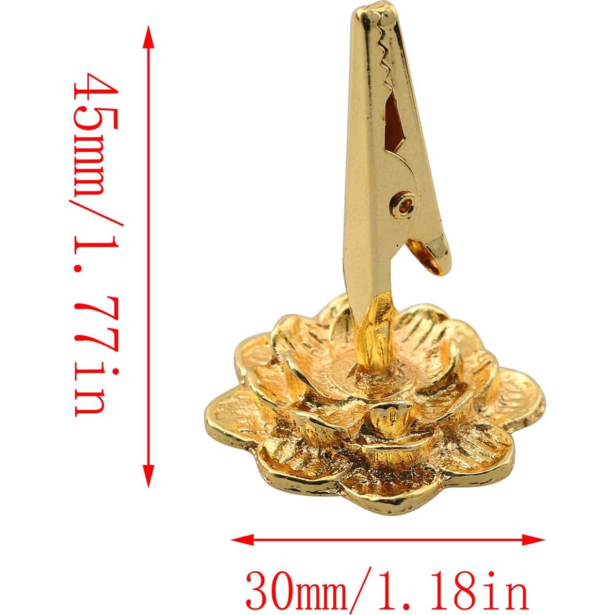 Soporte de Incienso Clip LQ Industrial 2 Piezas Metal 45x30mm