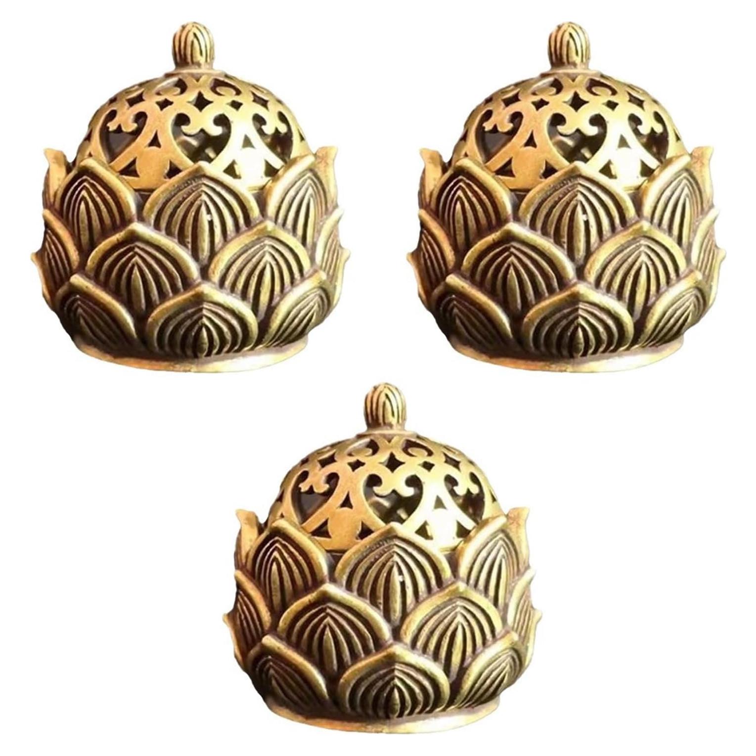 Quemador de Incienso Loto Hueco ZQTSANKESL Mini Decoración