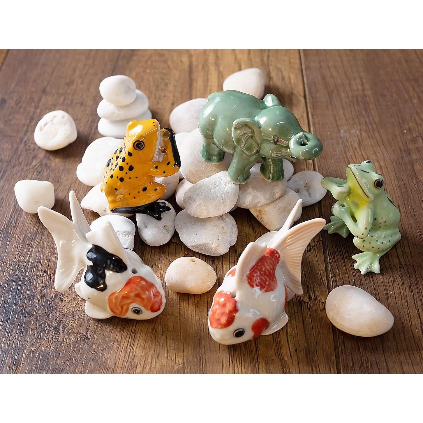 Soporte de Incienso Rana Cerámica Verde Oscuro 5.08 cm