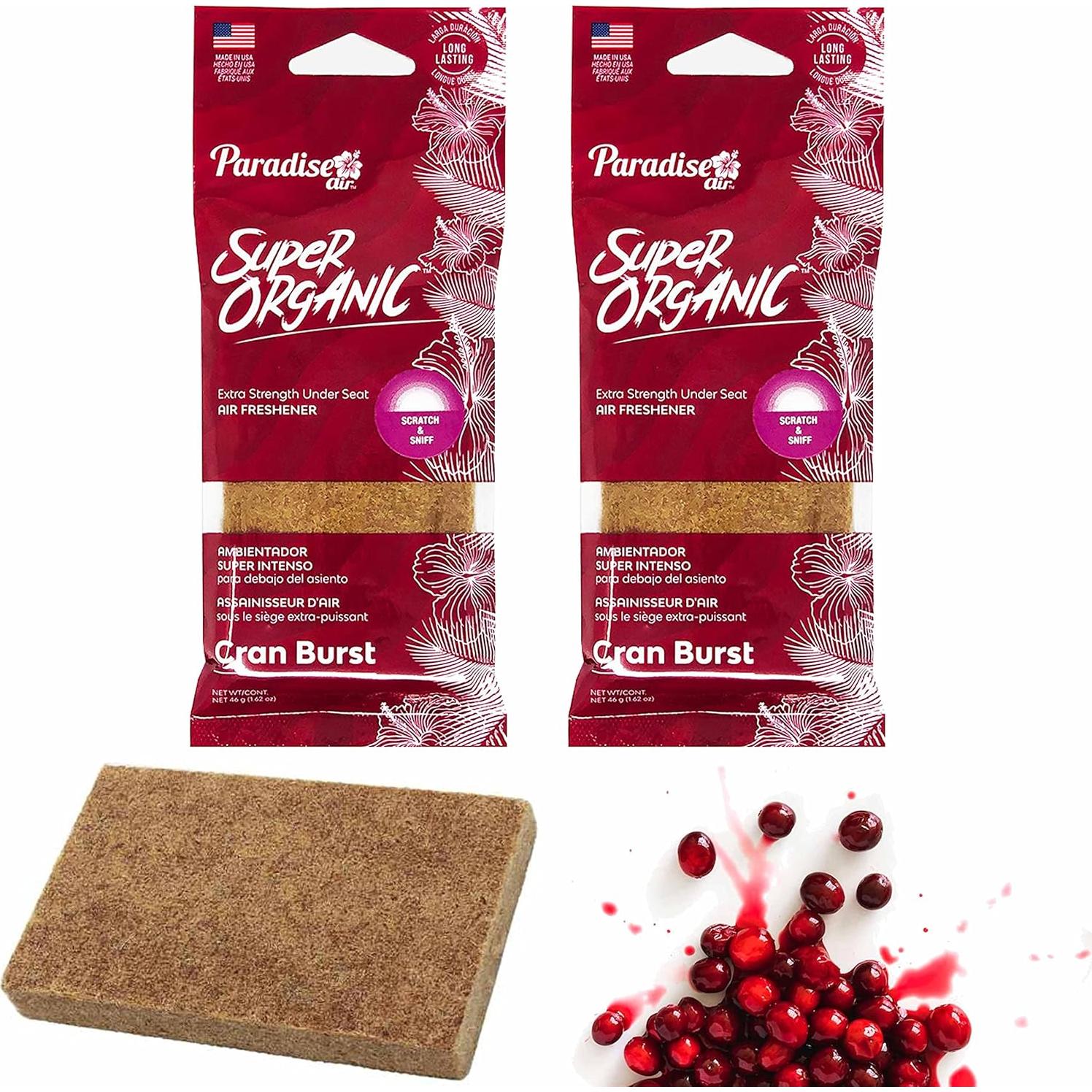 Bloque Aromatizante Orgánico Paraíso Cran Burst - 2 Pcs