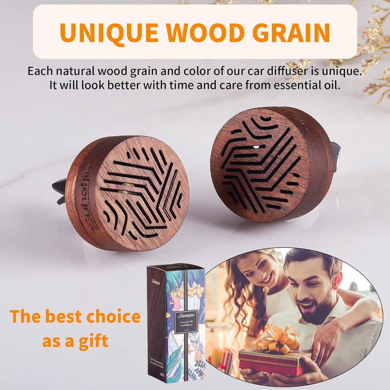 Difusor de Aceite Esencial para Auto Suhatjia GL507 - Madera de Cereza