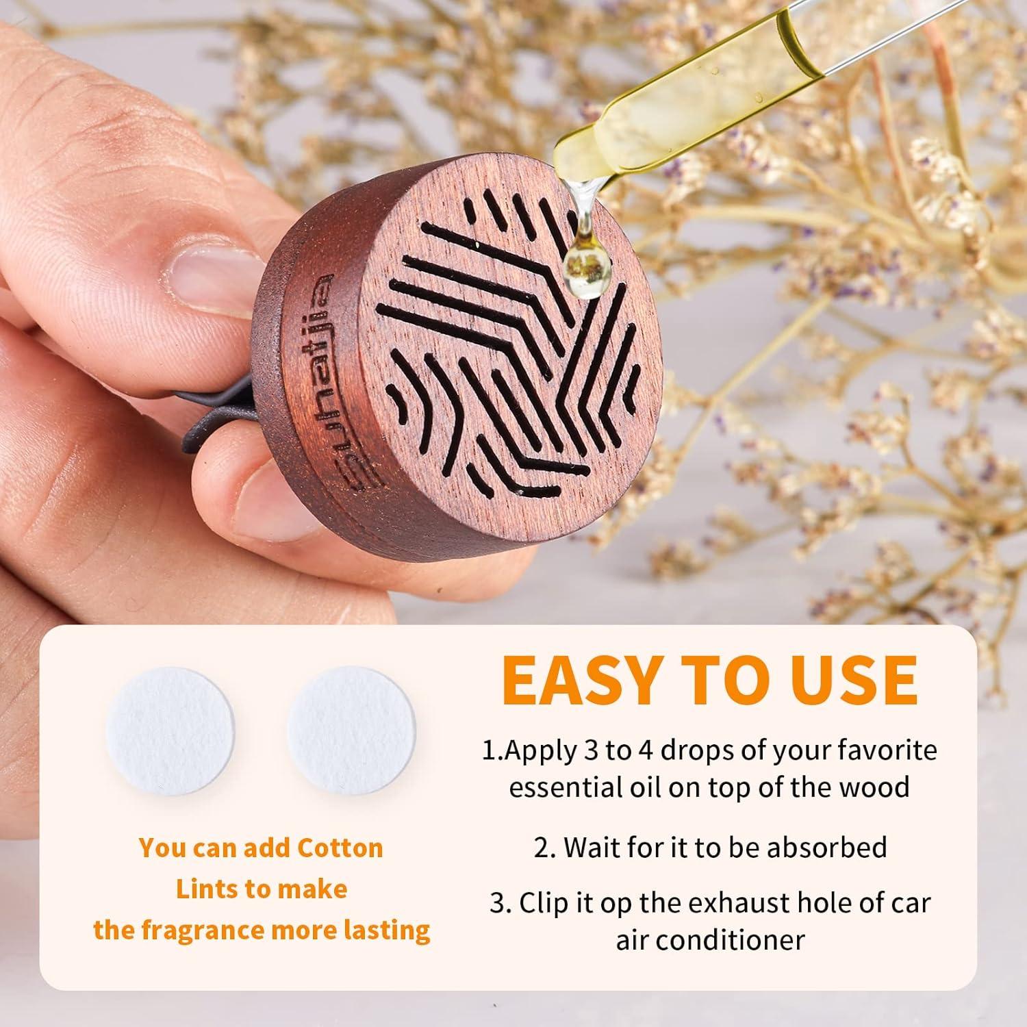 Difusor de Aceite Esencial para Auto Suhatjia GL507 - Madera de Cereza